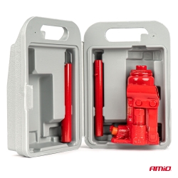 Hydraulický pístový zvedák 2T v PVC boxu AMIO-04182
