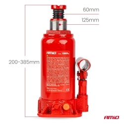 Hydraulický pístový zvedák 10T v PVC boxu AMIO-04184