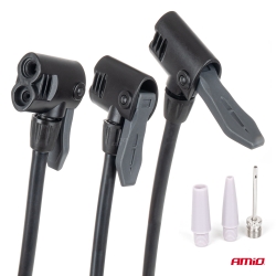 Ruční kovová pumpa s manometrem MINI PU08 AMiO-04343