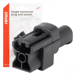 Sada elektrických konektorů vodotěsných 1 PIN 2,2 mm AMiO-04345