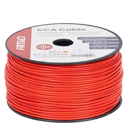 Vodič reproduktoru jednožilový CCA 1x0.75mm2 100m 3.75A 12/230V AMiO-04450