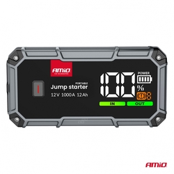 Startovací zařízení 3in1 12V 12Ah 1000A AMIO-04676