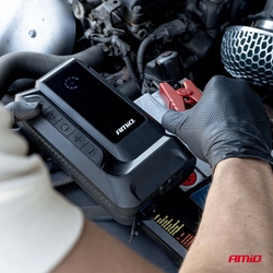 Amio Startovací zařízení 4in1 12V/1600A, kompresor