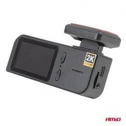 Kamera do auta se zadní kamerou 2K + 1K WLAN 512 GB WIFI Full HD AMiO-04800