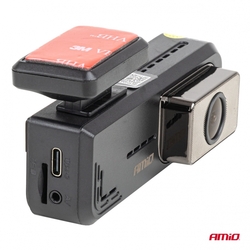 Kamera do auta se zadní kamerou 2K + 1K WLAN 512 GB WIFI Full HD AMiO-04800
