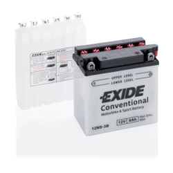 EXIDE 12N9-3B; 12V/9Ah/85A