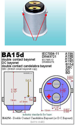 LED BA15d (jednovlákno) bílá, 12V, 13LED/5730SMD