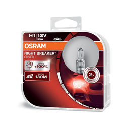 OSRAM 12V H4 60/55W night breaker silver (1ks)