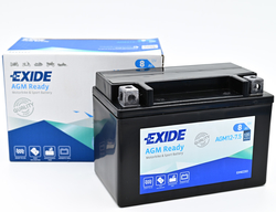 Exide AGM12-7.5, 12V 8Ah 120A (150x87x105mm) JIS: