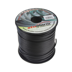 Kabel 1,5 mm², černý, 100 m bal