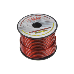 Kabel 6 mm², červeně transparentní, 25 m bal