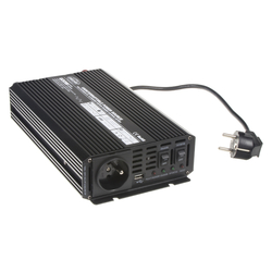 Autonabíječka 12V/10A + měnič 600W 12/230V, UPS