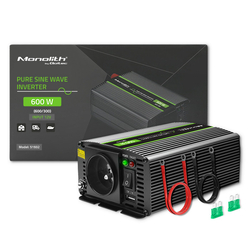 Qoltec Sinusový měnič napětí z 12/230V, 300W
