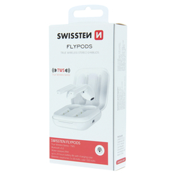 Swissten FLYPODS Bluetooth TWS sluchátka WHITE