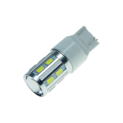 CREE LED T20 (7443) bílá, 12SMD Samsung + 3W Osram 10-30V