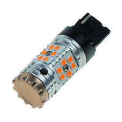 LED T20 (7440) oranžová, CAN-BUS, 12-24V, 24LED/3030SMD