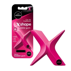 Osvěžovač vzduchu AROMA CAR X Shape Bubble Gum