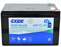 Exide AGM12-12F, 12V 12Ah 150A (150x100x100mm)