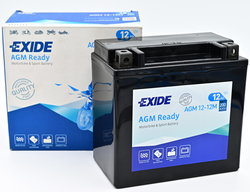 Exide AGM12-12M, 12V 12Ah 200A (150x90x145mm)