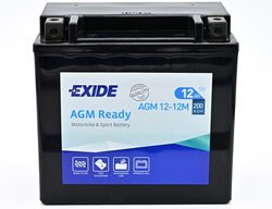 Exide AGM12-12M, 12V 12Ah 200A (150x90x145mm)