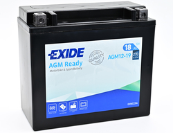 Exide AGM12-19, 12V 18Ah 270A (175x87x155mm) JIS: 