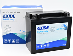 Exide AGM12-19, 12V 18Ah 270A (175x87x155mm) JIS: 