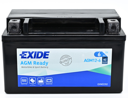 Exide AGM12-6, 12V 6Ah 90A (150x87x93mm) JIS: 