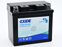 Exide AGM12-7, 12V 6Ah 100A (113x70x105mm) JIS: YTZ7S