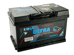 Exiqa Ultra 12V 71Ah 580A, B571B3 (278x175x175mm, pravá)