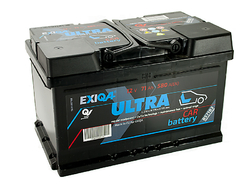 EXIQA Ultra 12V 71Ah 580A, B571B3 (278x175x175mm, pravá)