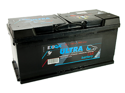 EXIQA Ultra 12V 110Ah 950A, B610A6 (394x175x190mm, pravá)