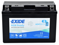 Exide AGM12-7.1, 12V 8Ah 110A