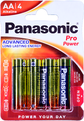 AA | LR6 Panasonic Pro Power alkalická baterie (4 ks)