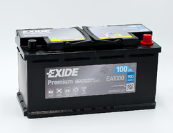 Exide Premium 12V 100Ah 900A, EA1000 (353x175x190mm, pravá)