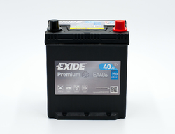 Exide Premium 12V 40Ah 350A, EA406 (187x127x220mm, pravá)