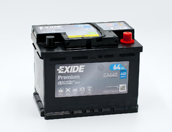 Exide Premium 12V 64Ah 640A, EA640 (242x175x190mm, pravá)