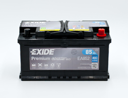 Exide Premium 12V 85Ah 800A, EA852 (315x175x175mm, pravá)