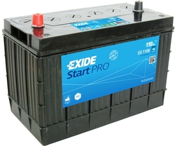 Exide StartPRO 12V 110Ah 950A, EG110B (330x173x240mm)