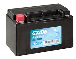 EXIDE AGM 12V 9Ah 120A, EK091 (150x90x105mm, levá)