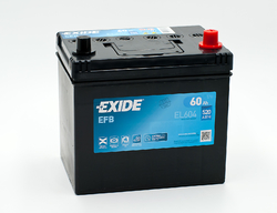 Exide EFB 12V 60Ah 520A, EL604 (230x173x222mm, pravá)