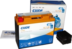 Exide Li-Ion ELT12B 12V 60Wh 260A (150x65x130mm) YT12B-BS; YT14B-BS