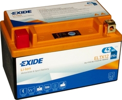 Exide Li-Ion ELTX12 12V 42Wh 210A (150x87x93mm) YTX12-BS; YTX12A-BS