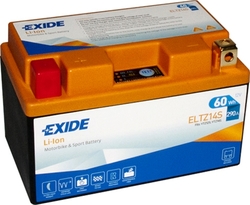 Exide Li-Ion ELTZ14S 12V 60Wh 290A (150x87x93mm) YTZ12S; YTZ14S