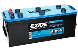 Exide ER660 Dual 12V 140Ah 750A (513x189x223mm)