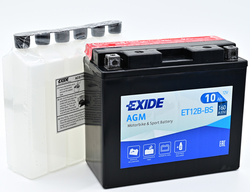 Exide AGM 12V 10Ah 160A, ET12B-BS (150x70x130mm) JIS: YT12B-BS