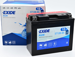 Exide AGM 12V 10Ah 160A, ET12B-BS (150x70x130mm) JIS: YT12B-BS