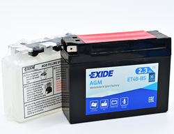 Exide AGM 12V 2,3Ah 35A, ET4B-BS (113x38x85mm) JIS: YT4B-BS