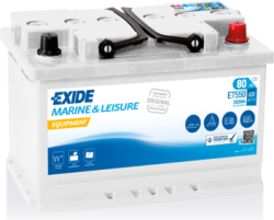 Exide ET550 Equipment 12V 80Ah 550Wh