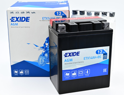 Exide AGM 12V 12Ah 210A, ETX14AH-BS (134x89x164mm) JIS: YTX14AH-BS