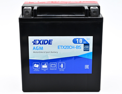 Exide AGM 12V 18Ah 230A, ETX20CH-BS (150x87x161mm) JIS: YTX20CH-BS